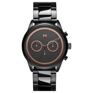 MVMT Rose Gold Victor‎ Gunmetal Men's Watch, 43mm - NWT